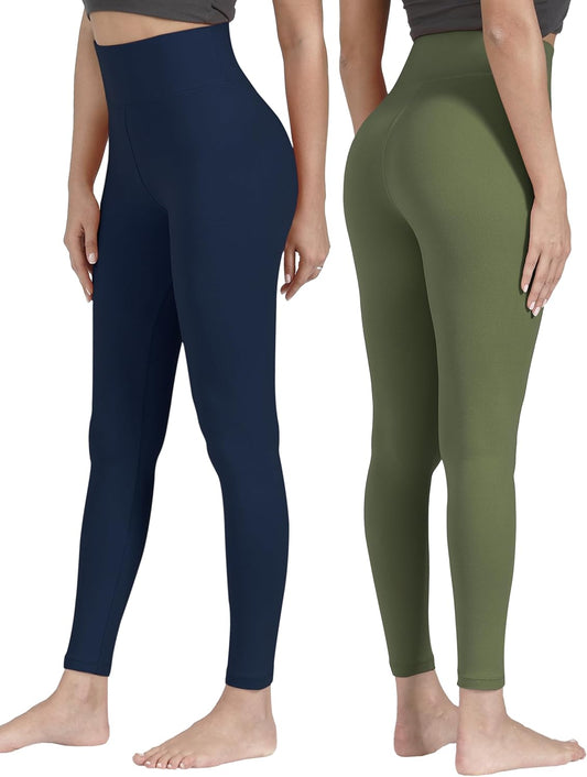 Buttery Soft High Waisted Leggings for Women - Tummy Control Stretchy Workout & Yoga Pants (S-3XL)